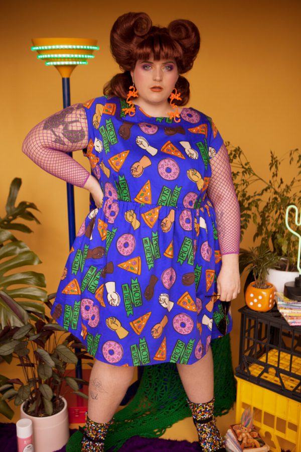 Cute Plus Size Dresses from Australian Indie Label Cutting Shapes Club - Fat Threads for Dope Babes